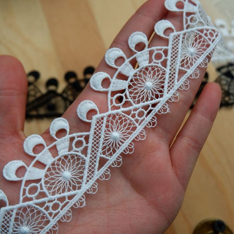 Narrow Lace Trim Width 2-5 cm LT0177-Lace Fabric Shop