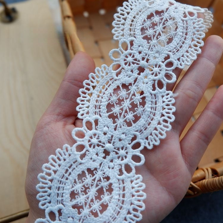 Guipure Lace Trims Width 4-10 cm LT0133-Lace Fabric Shop