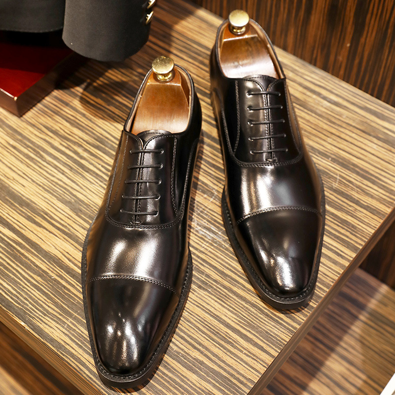Premium British style handmade business dress shoes