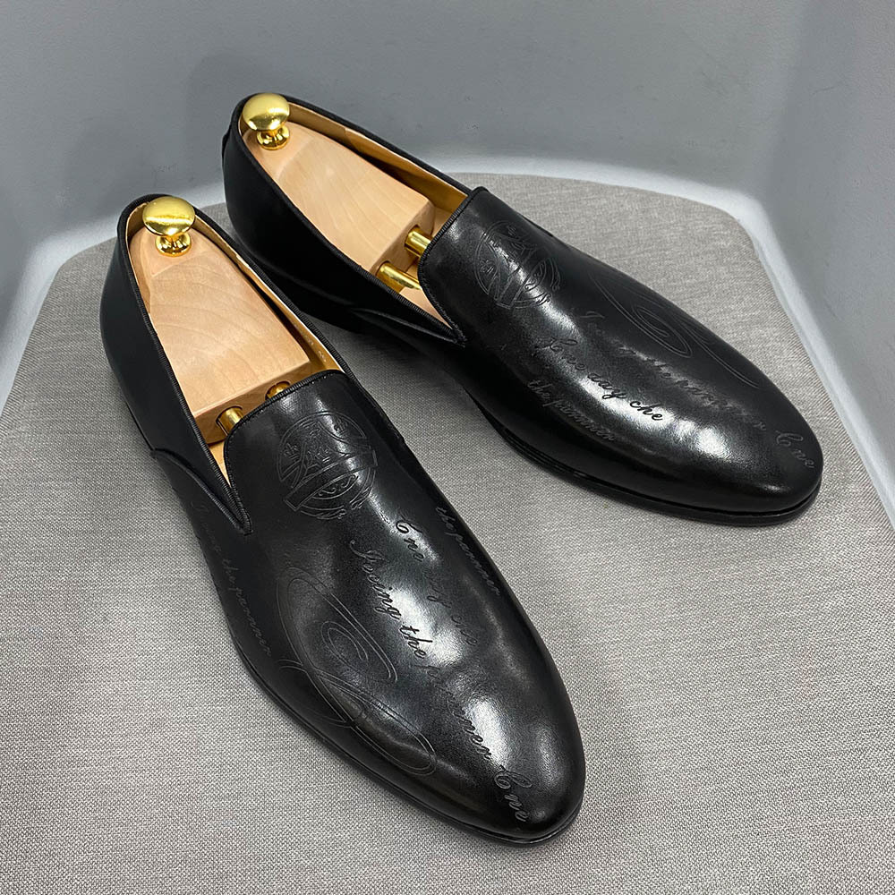 Classic Formal Black Loafer Shoes