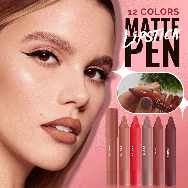 12 Colors Matte Lipstick Pen🔥Buy 2 Get 1 Free