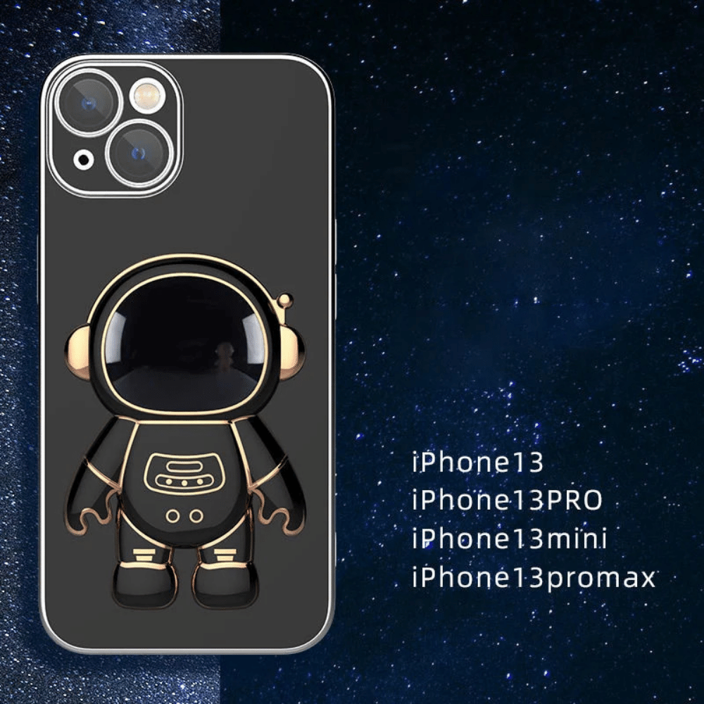 6D Plating Astronaut Hidden Stand Case Cover for iPhone - [ BUY 2 FREESHIPPING ]