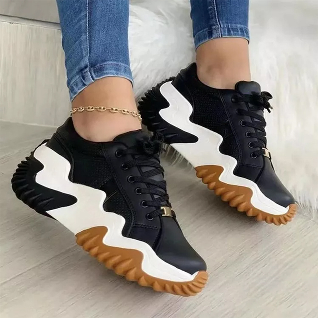 🔥 cash on delivery 🔥New Women's Platform Sneakers with Velcro Airbag
