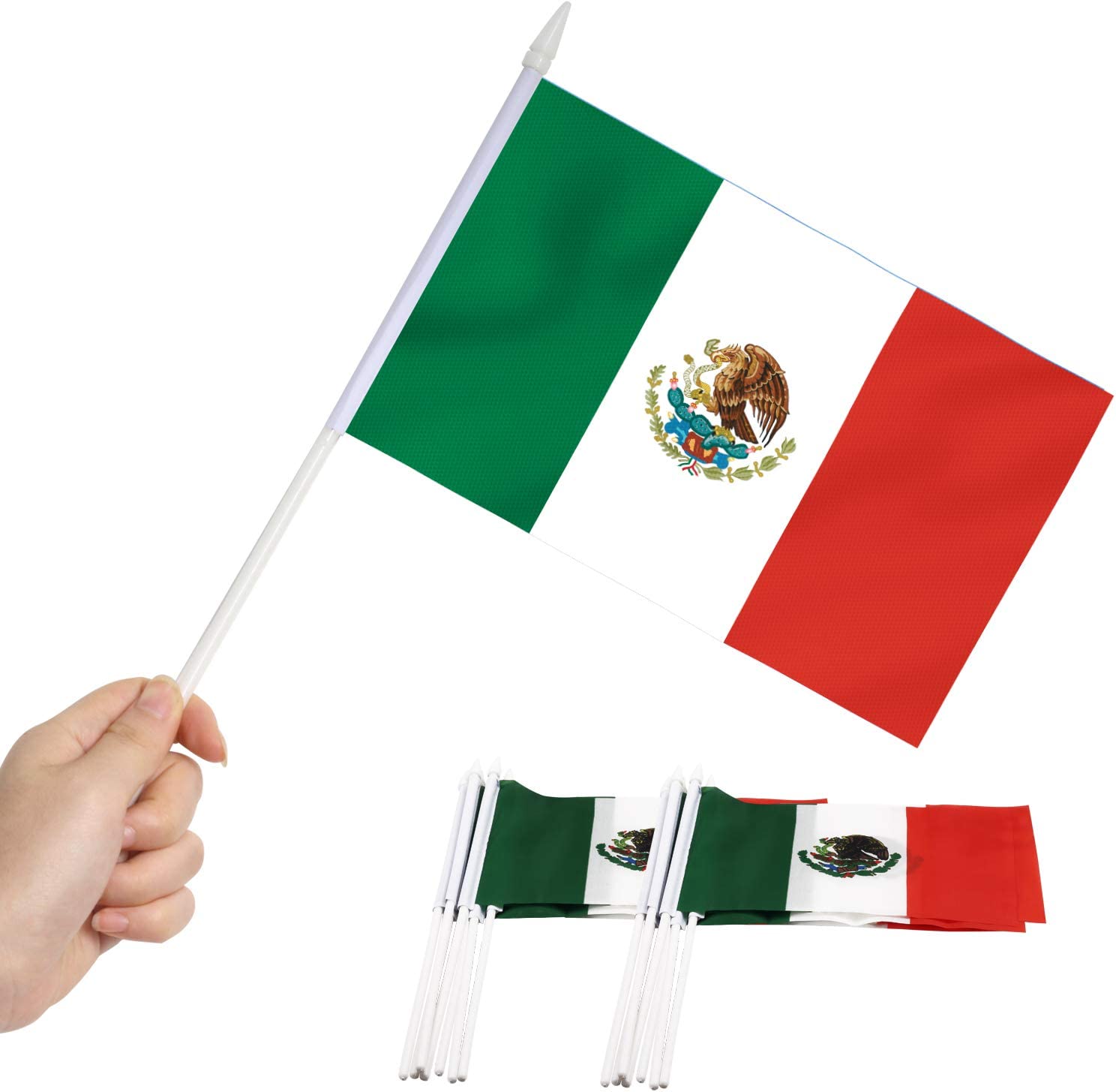 World Cup 2022 - Mexico Flag with Pole
