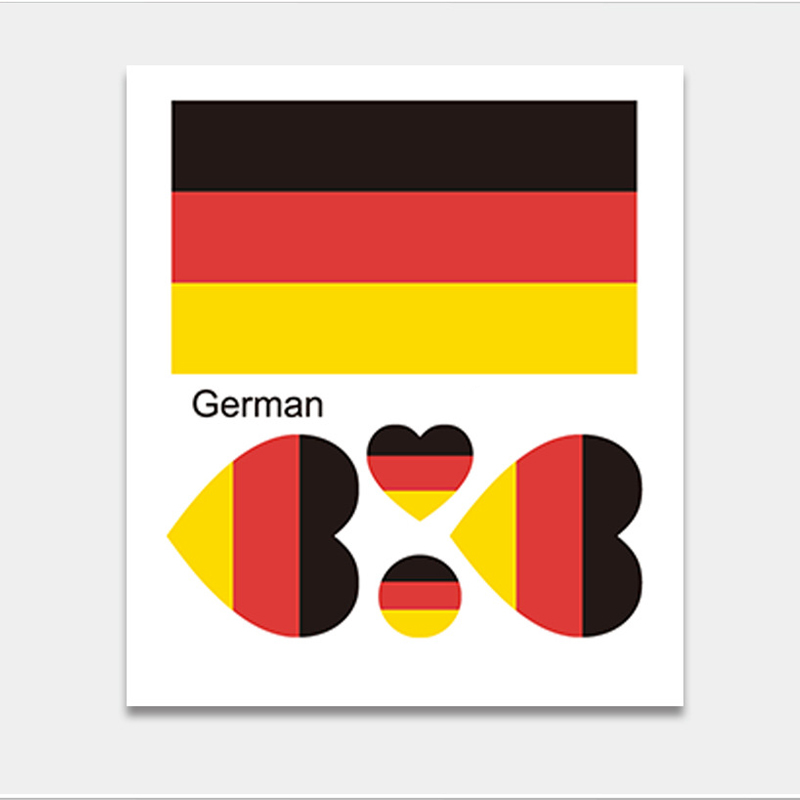 World Cup 2022 - Germany Flag Sticker