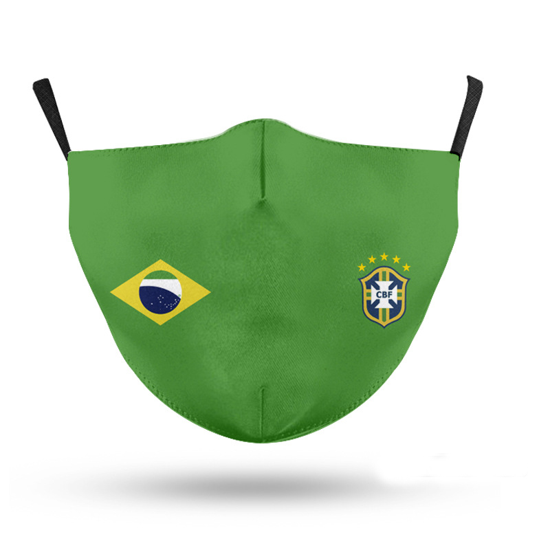 2022 World Cup - Brazil Print Mask
