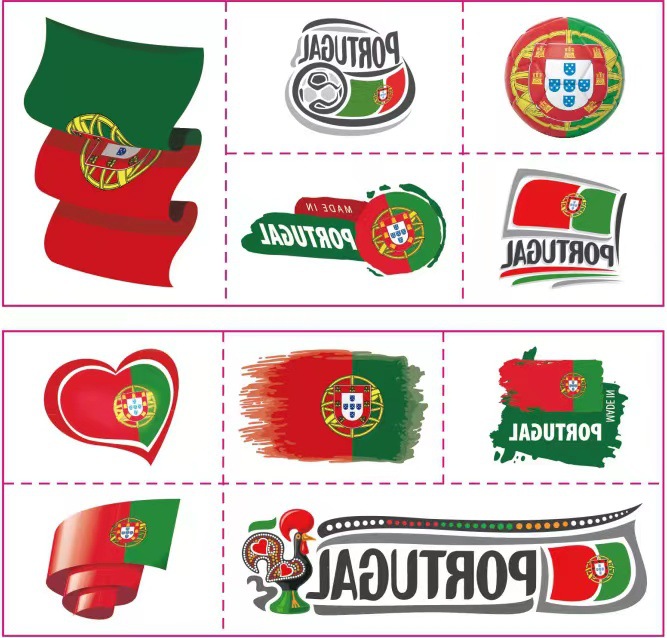 World Cup 2022 - Portugal Flag Sticker