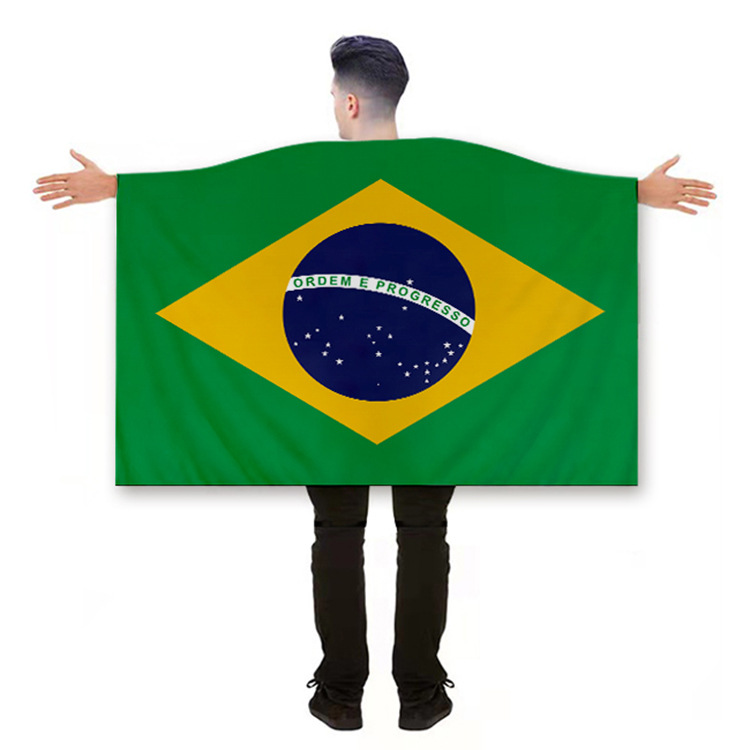 World Cup 2022 - Brazil Flag Cape