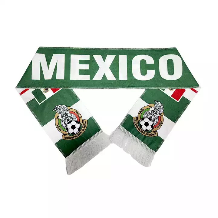 World Cup 2022-Mexica football fan scarf