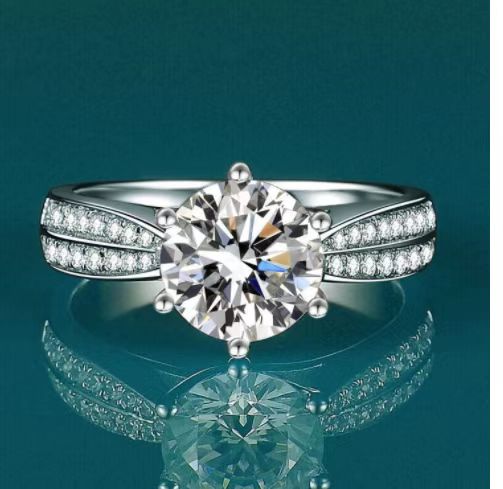 Stunning Halo Emerald Cut 2PC Jewelry Set In Sterling diamond