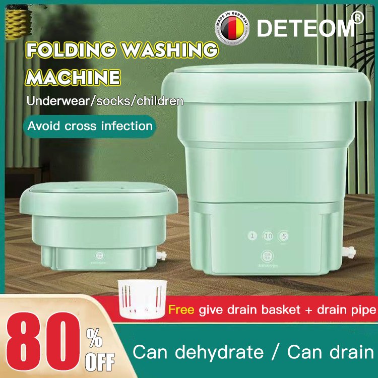 Travel Folding Portable Washing Machine [Limited Time Offer $19.99] The original price will be restored after 500 units sold out
