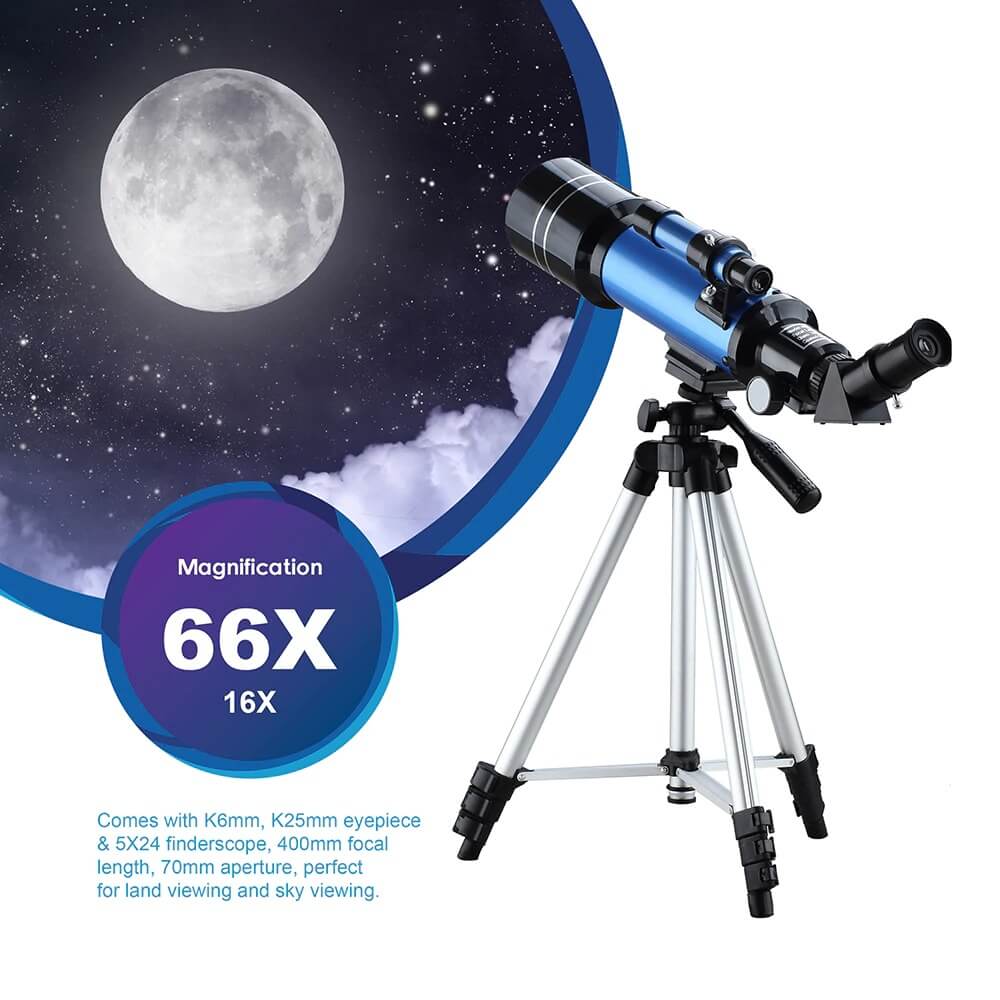 Astronomical And Terrestrial Telescope 300X Magnification