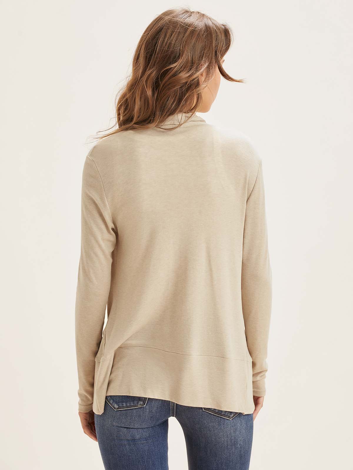 Tencel Wool Knit Cardigan