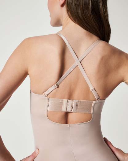 Suit Your Fancy Strapless Cupped Panty Bodysuit