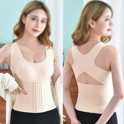 2 in 1 Waist Buttoned Bra