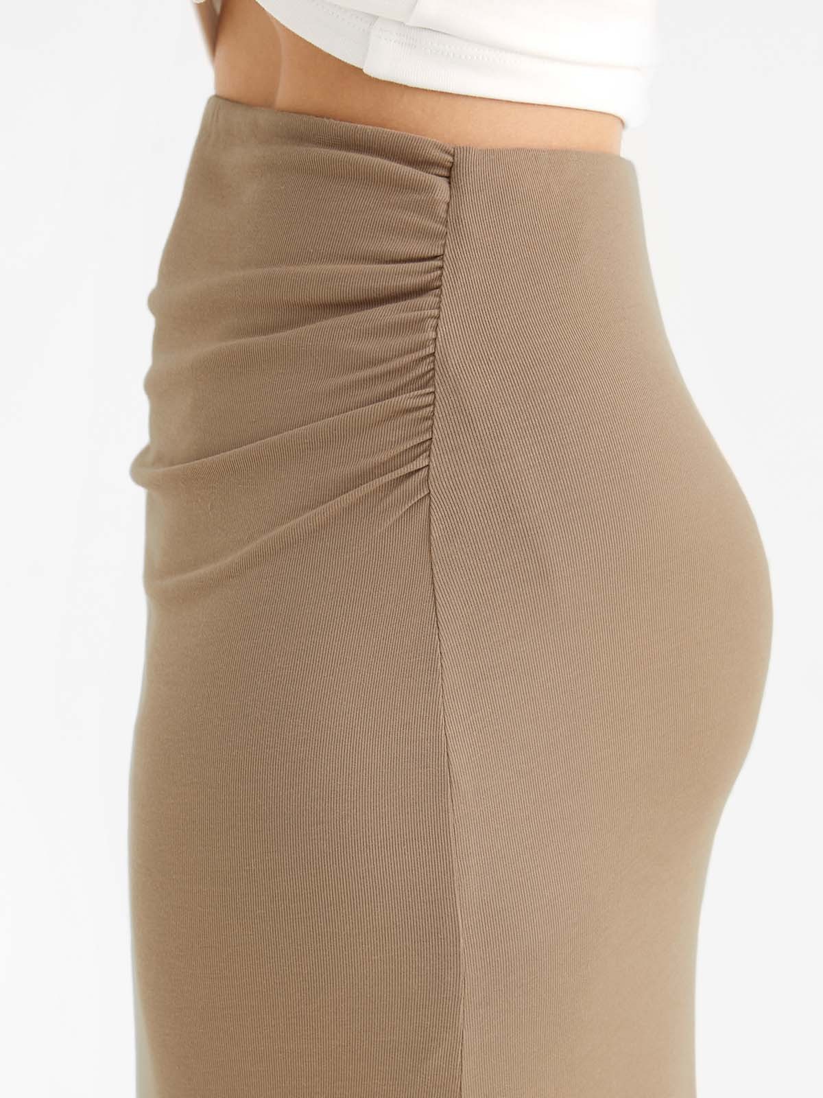 Eco-SkinKiss® Ruched Side Mermaid Maxi Skirt