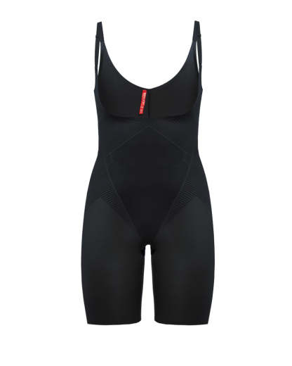 Open-Bust Mid-Thigh Bodysuit