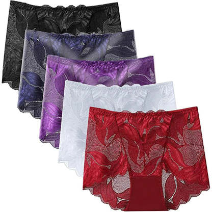 Ladies Silk Lace Handmade Underwear Pack