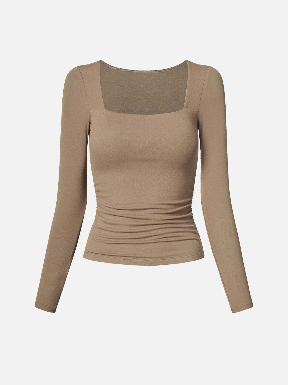 Eco-SkinKiss® Square Neck Ruched Brami Top