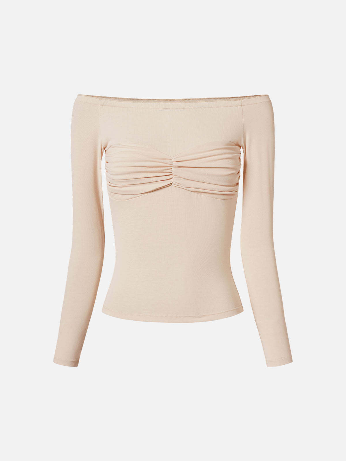 Eco-SkinKiss® Off-The-Shoulder Bow-Ruch Top
