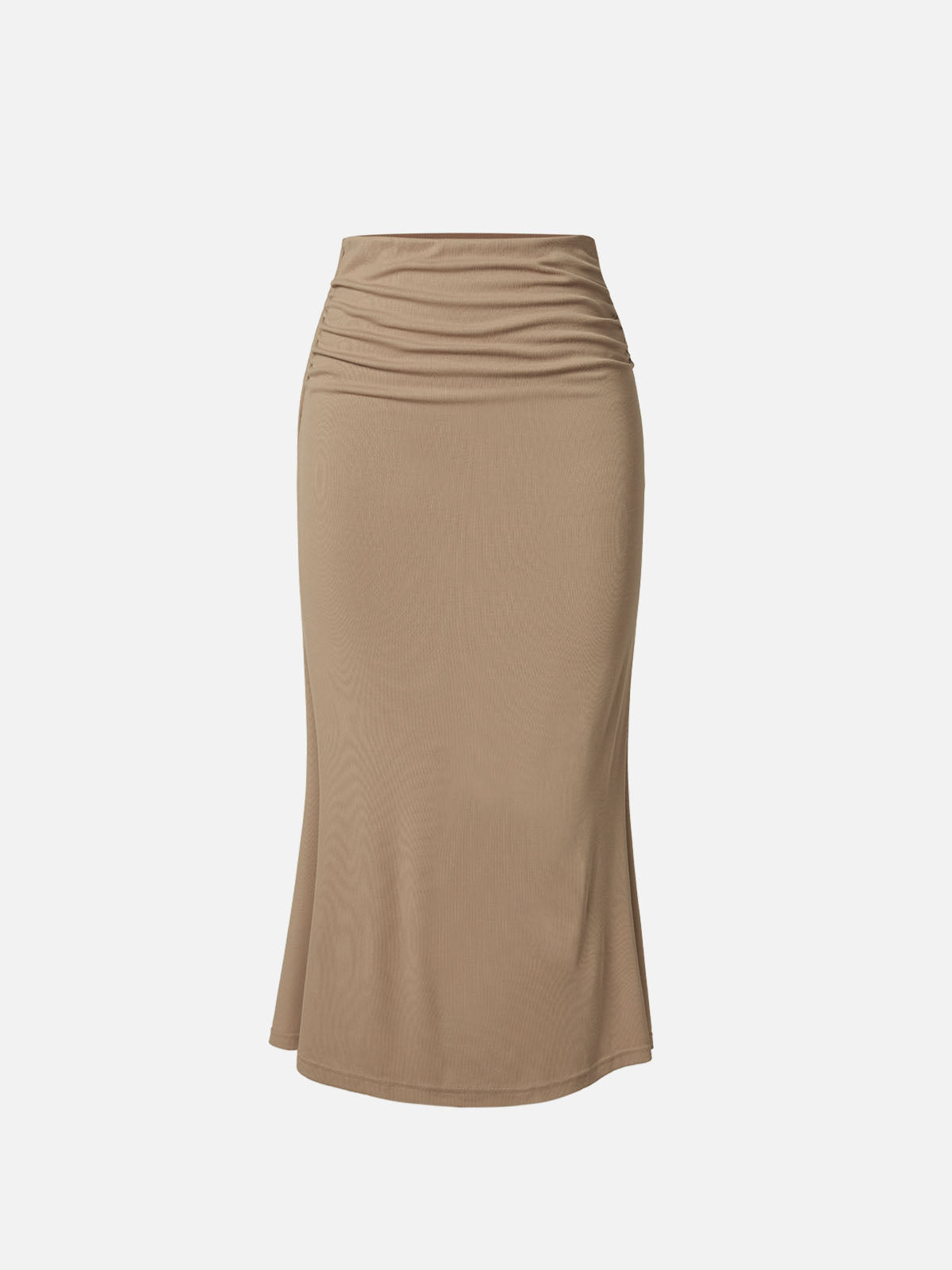 Eco-SkinKiss® Ruched Side Mermaid Maxi Skirt