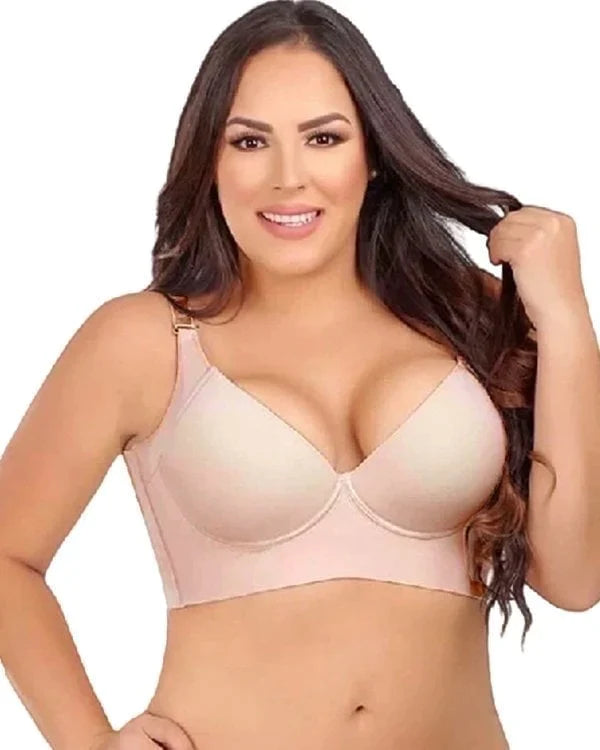 🎉Fashion Deep Cup Bra🔥Bra with shapewear incorporated (Size runs the same as regular Bras)