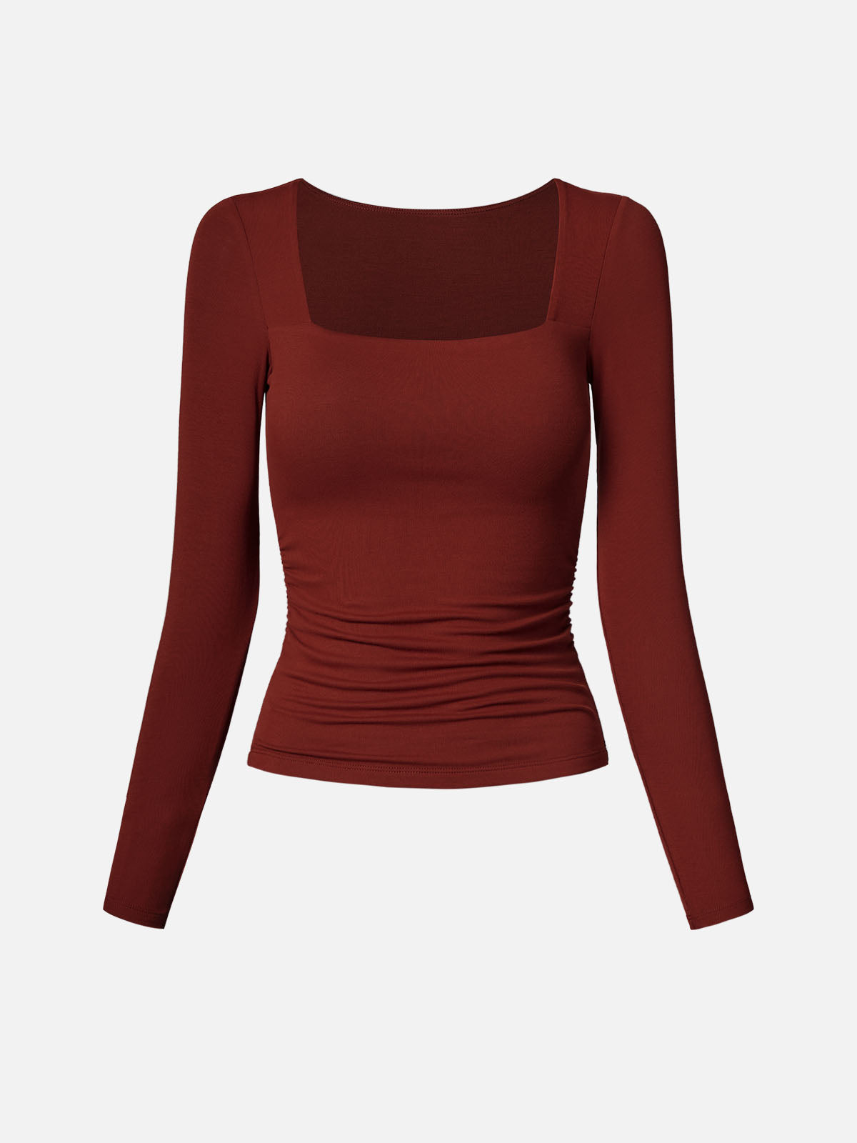 Eco-SkinKiss® Square Neck Ruched Brami Top