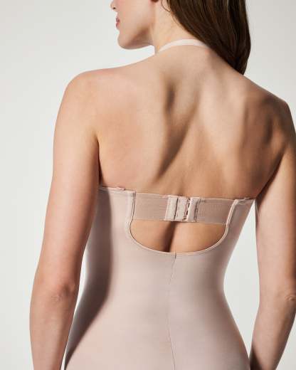 Suit Your Fancy Strapless Cupped Panty Bodysuit