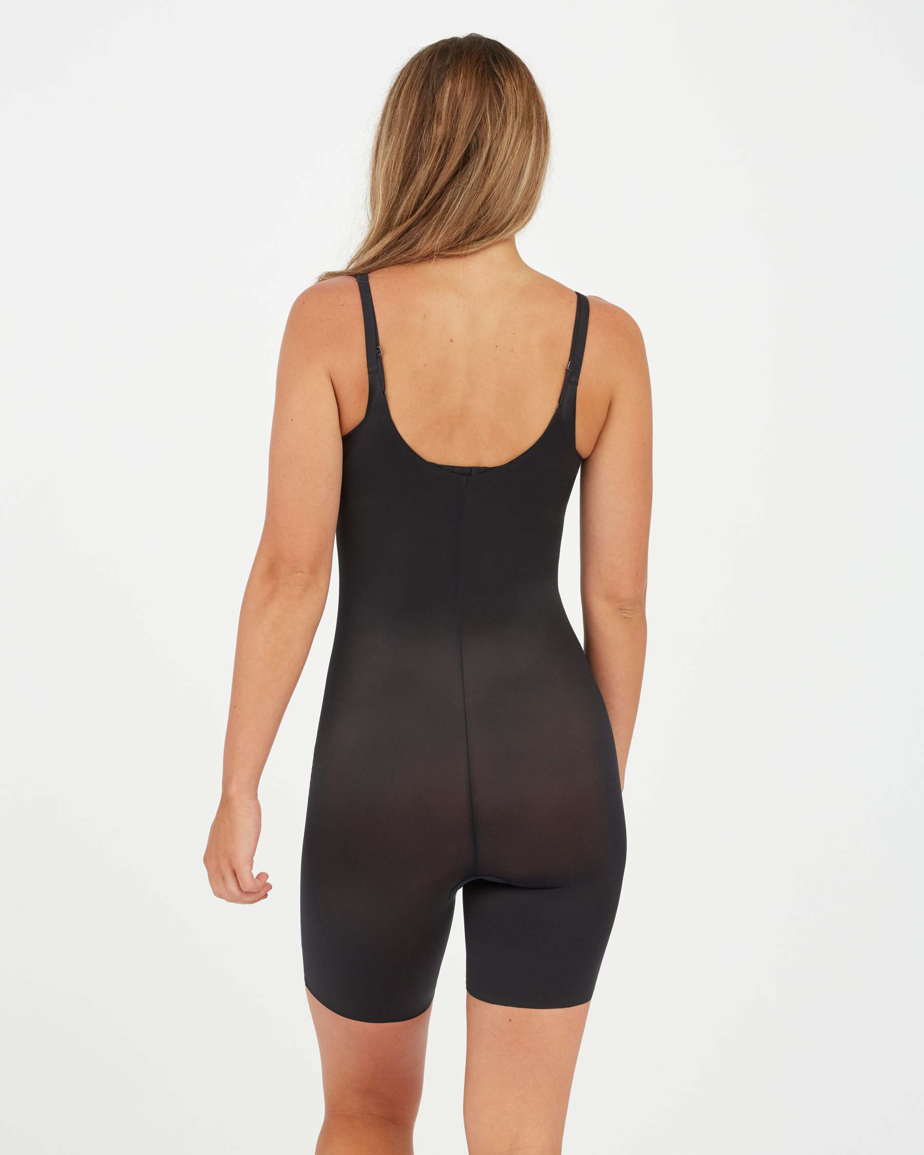 Open-Bust Mid-Thigh Bodysuit