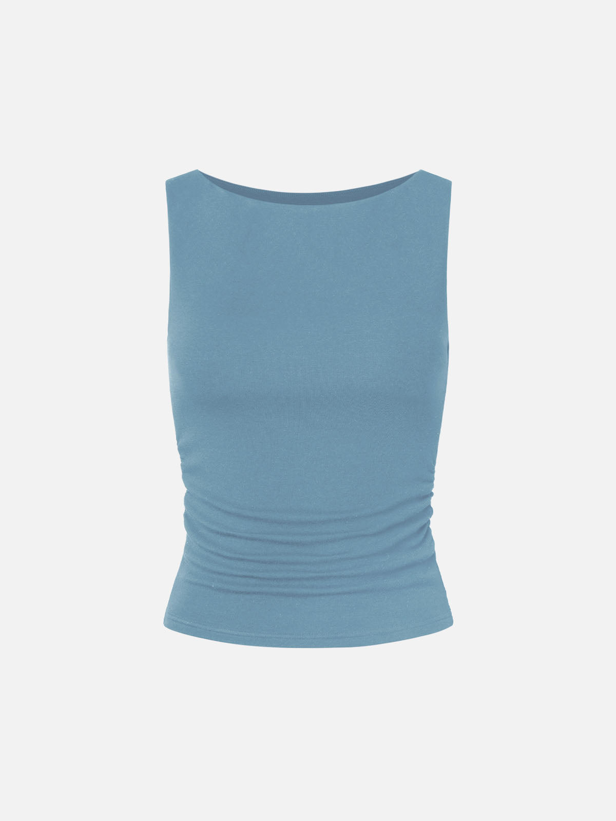 Thermal Boat-Neck Padded Tank Top