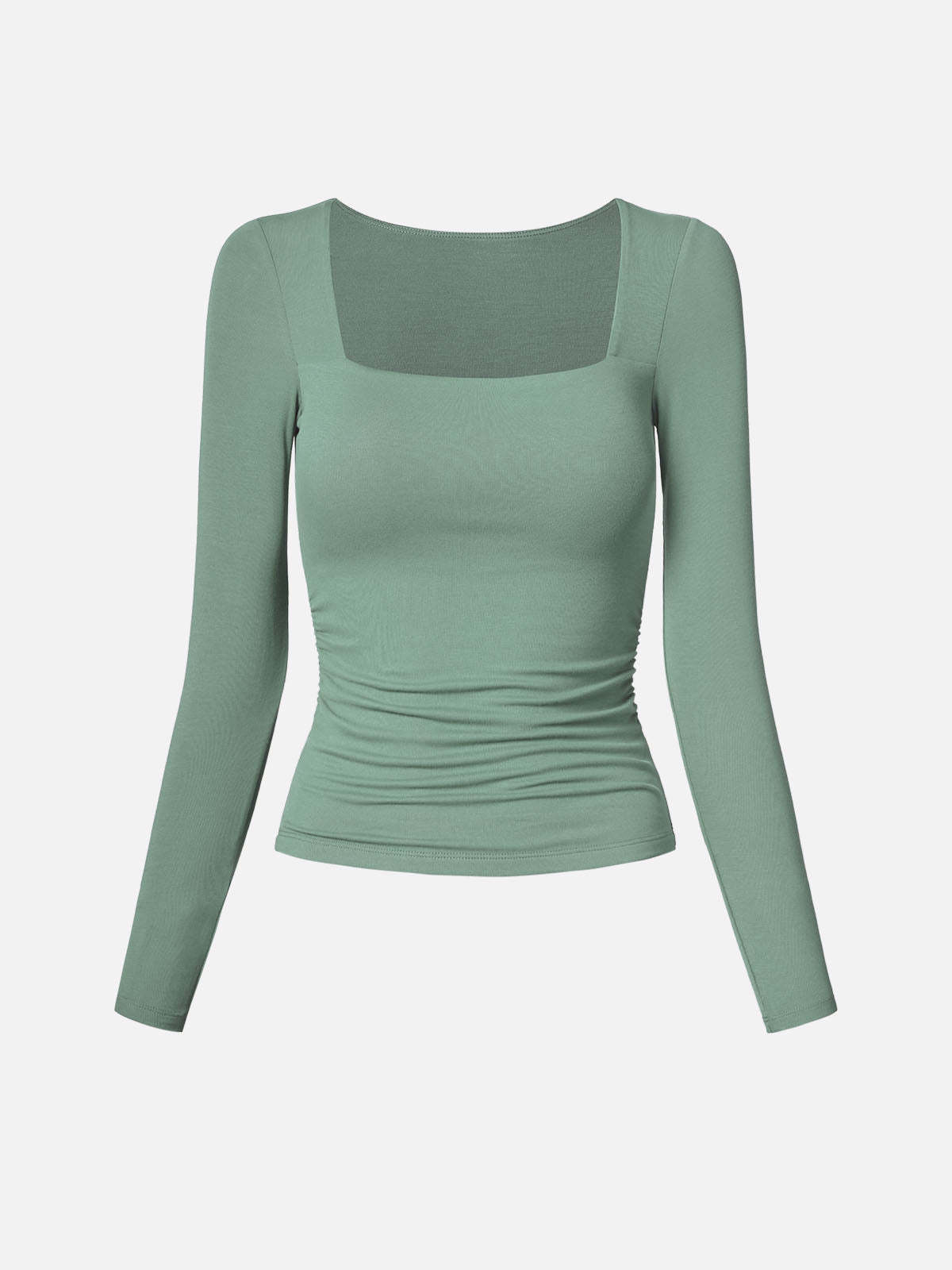 Eco-SkinKiss® Square Neck Ruched Brami Top