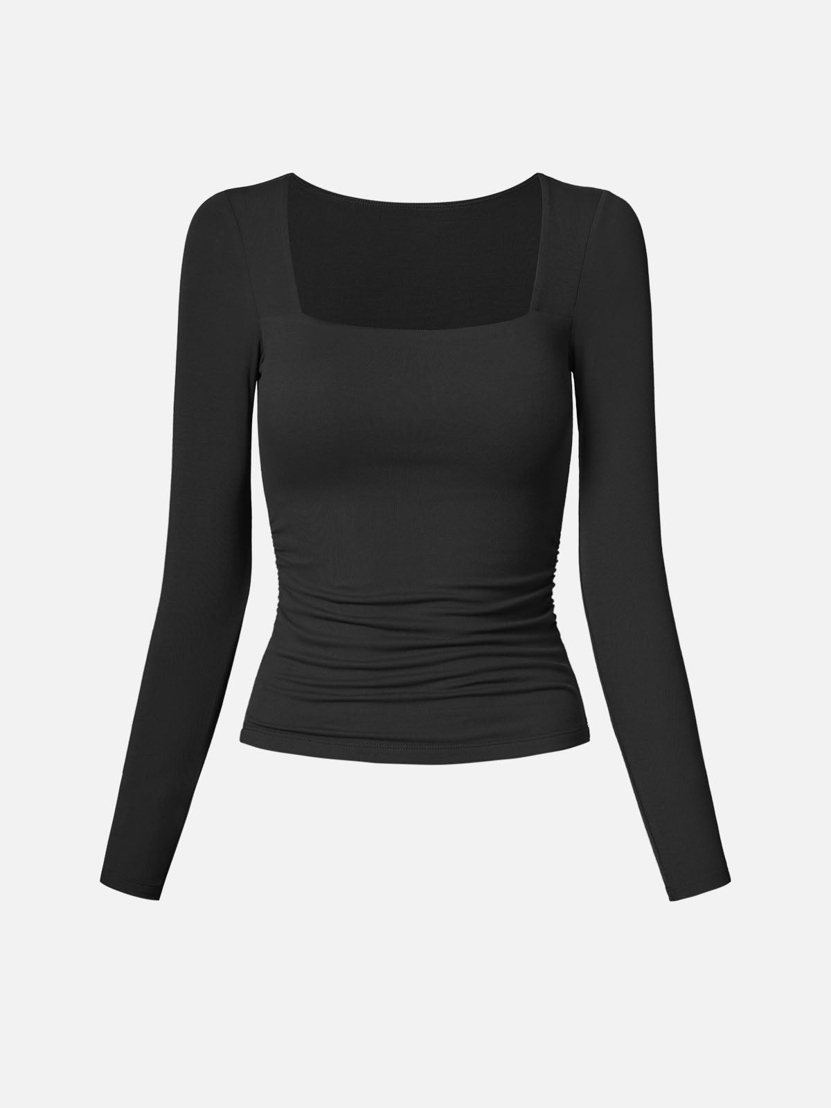 Eco-SkinKiss® Square Neck Ruched Brami Top