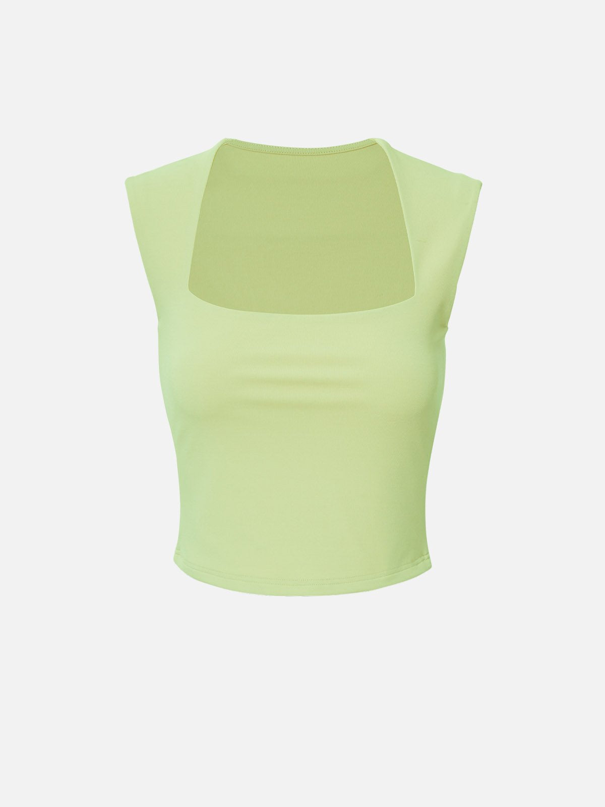 IcyAir® Tapered Square Neck Wide Shoulder Tank Top