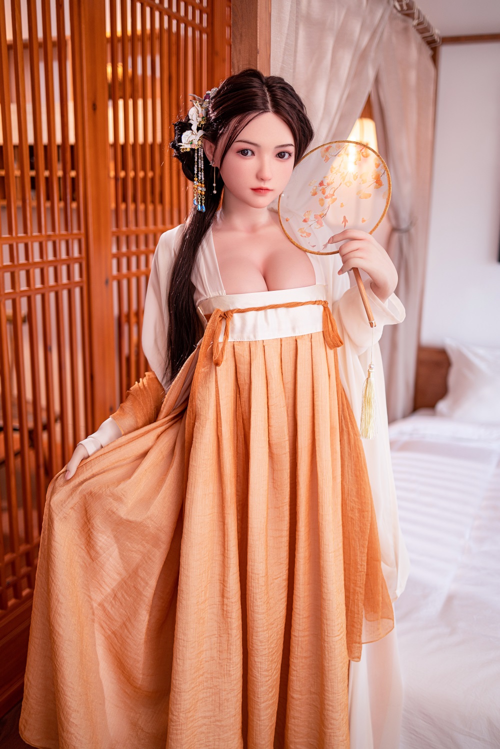 UMDOLL | Orchid - 5Ft4(163cm) Chinese Cassical Style Realistic Sex Doll (Silicone Doll)-First Love Doll