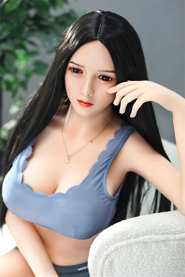 Susan - 158cm (5ft2) Big Breast Chinese Style Sex Doll With Long Black Hair-First Love Doll