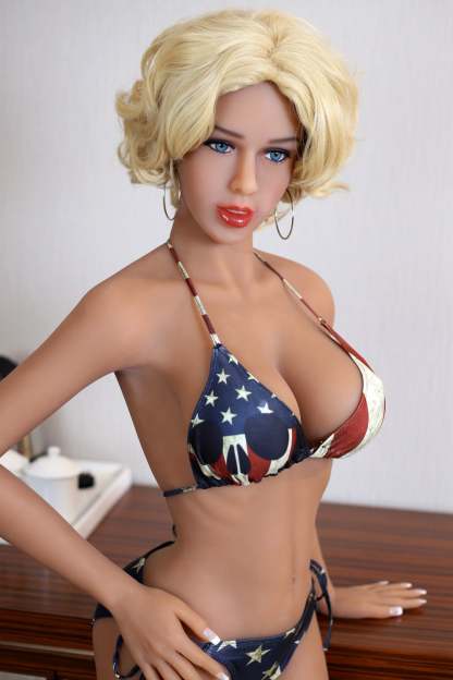 AF | Brielle - 5ft2 (158cm)  Top Quality TPE Sex Doll With Short Golden Hair-First Love Doll