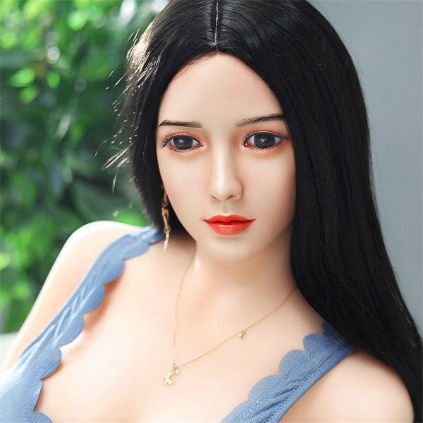 Susan - 158cm (5ft2) Big Breast Chinese Style Sex Doll With Long Black Hair-First Love Doll