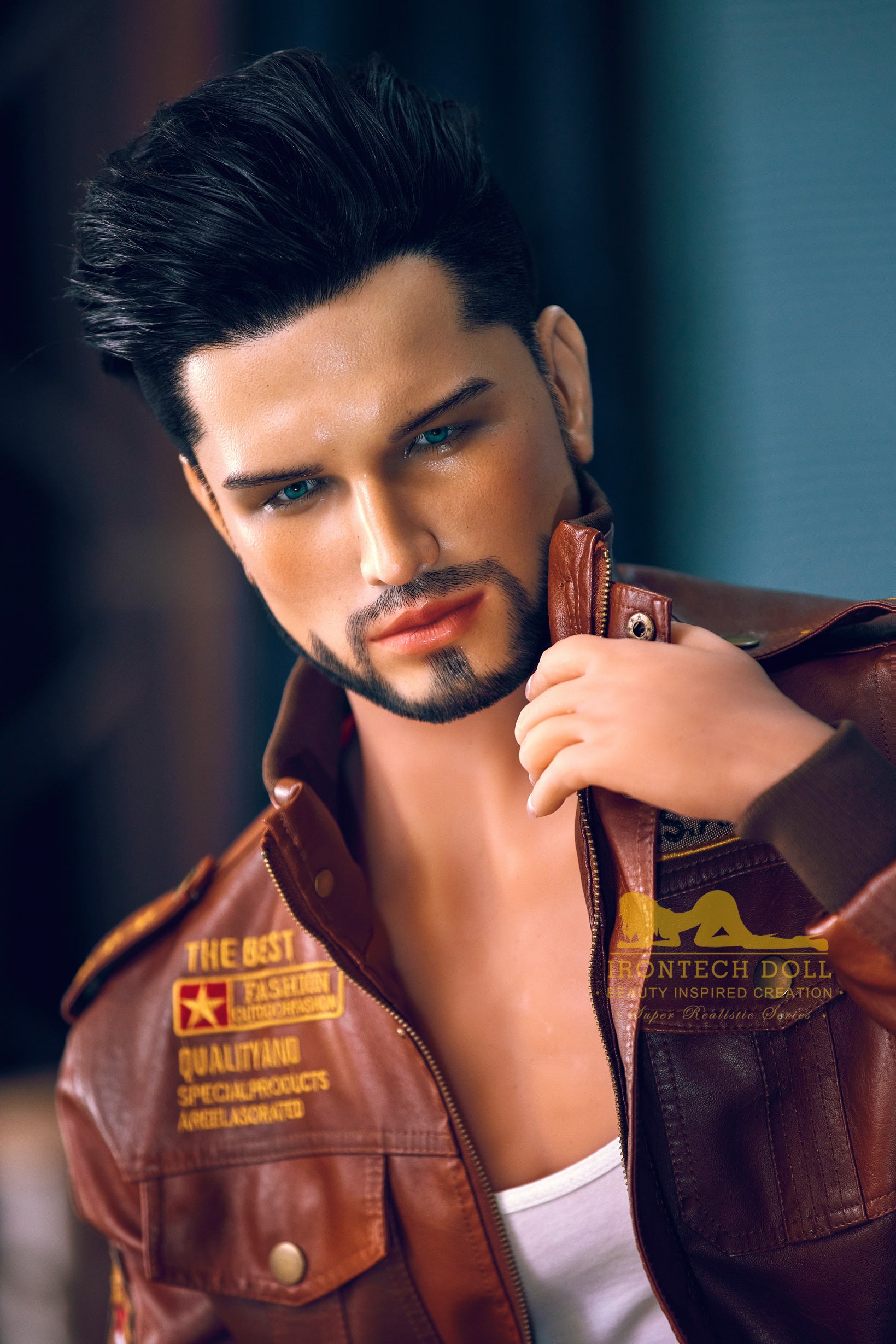 Irontech | Kelvin - 5ft3 (162cm) Biker Hybrid Male Sex Doll