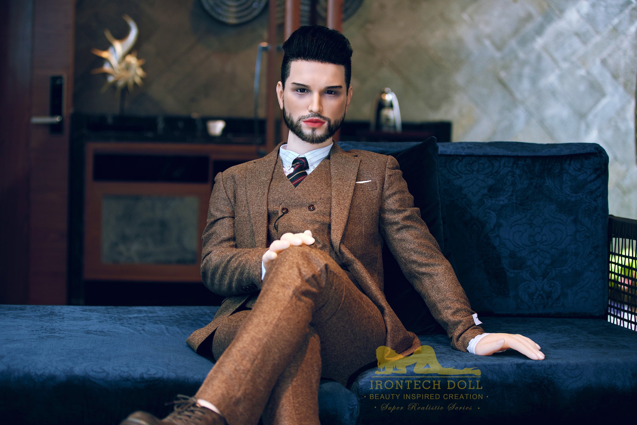 IronTech | Keith - 5Ft 4/162cm Male Sex Doll With Silicone Head-First Love Doll