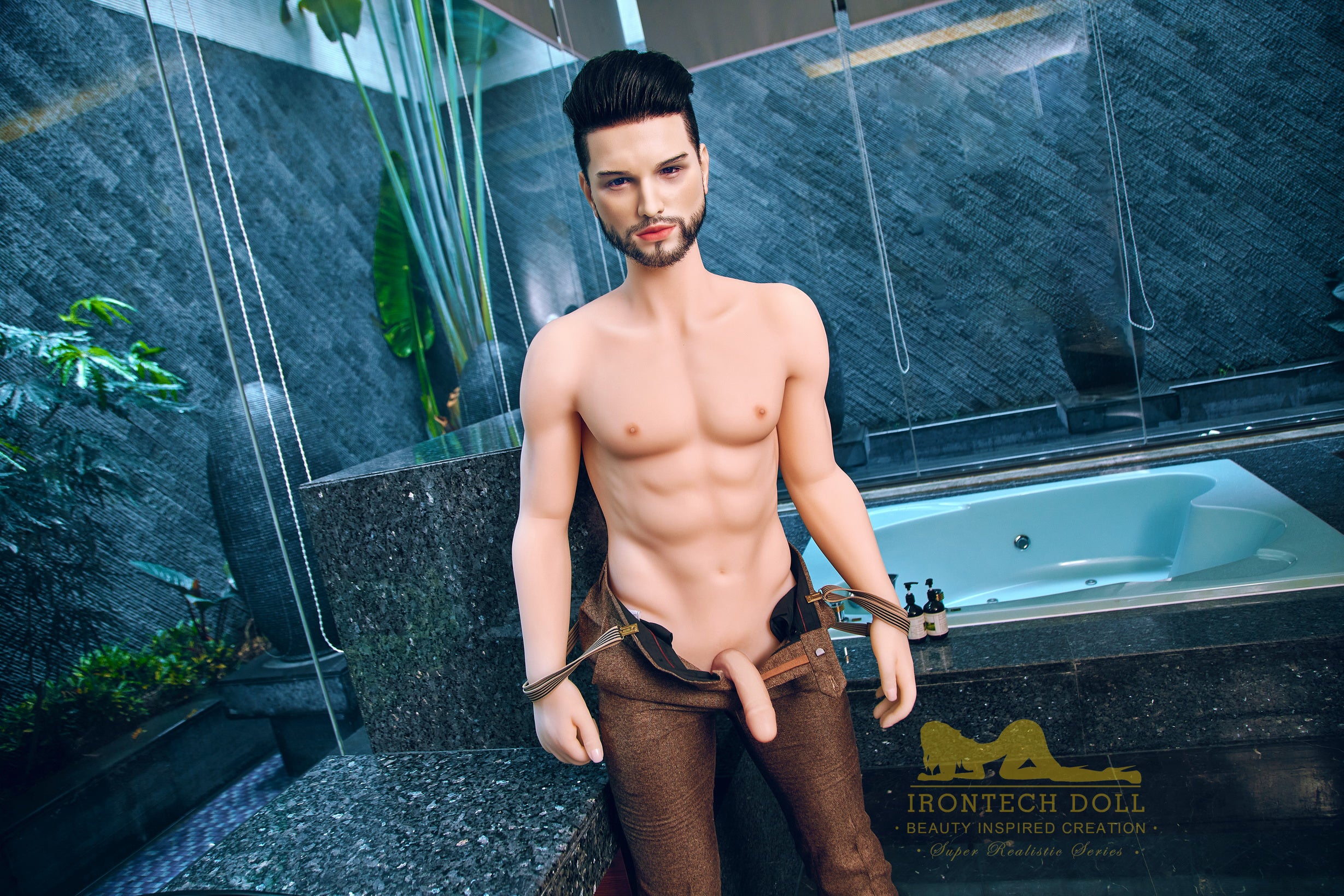 IronTech | Keith - 5Ft 4/162cm Male Sex Doll With Silicone Head-First Love Doll