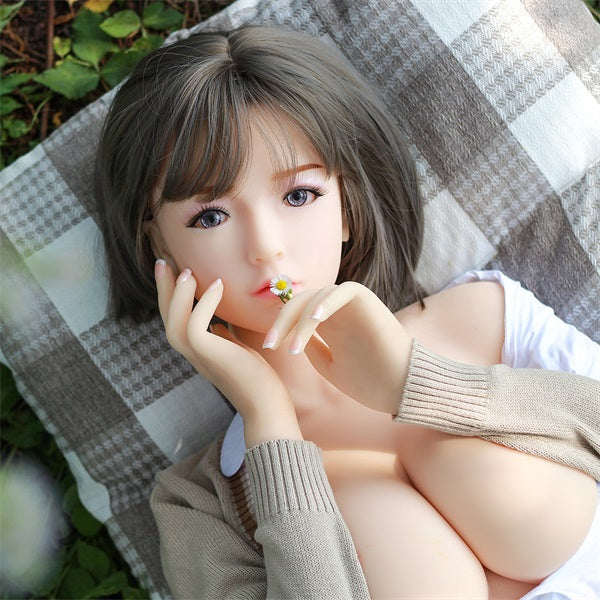 Hashimoto- 4ft7(140cm)  Japanese Style Big Breast TPE Sex Doll With Short Hair-First Love Doll