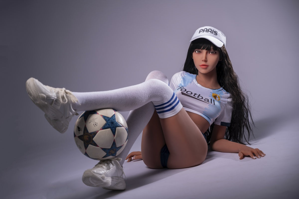 Mais - 5ft 5(166cm)  Small Breast Football Girl Real Sex Doll With Long Hair-First Love Doll