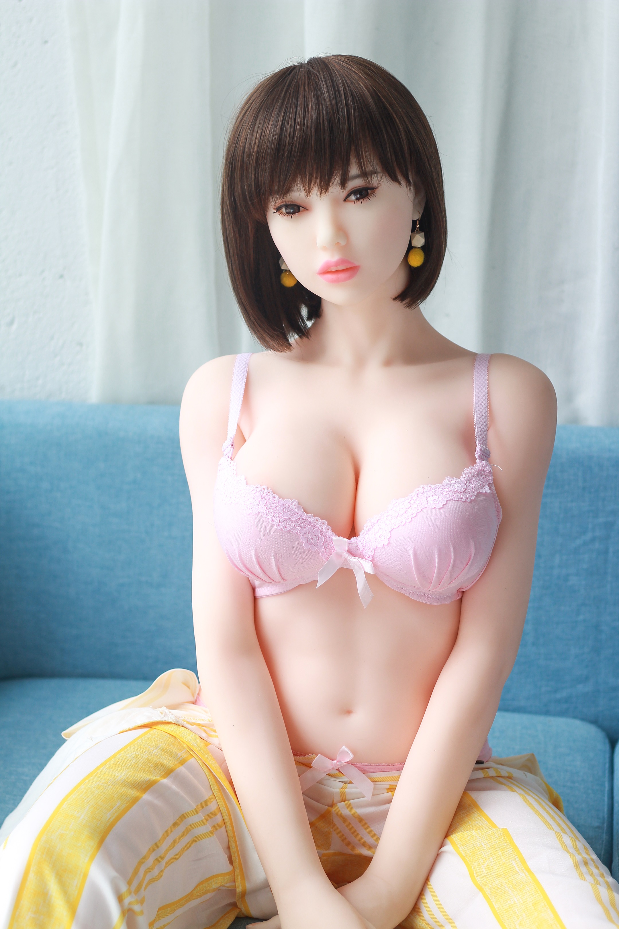 6YE | Aaliyah - 5ft5/165cm Big Boobs Short Hair Asian Japanese Sex Doll-First Love Doll