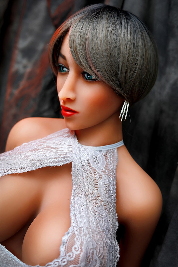 Shelby - 158cm (5ft2) Big Breast Life-Like Sex Doll With Gray Hair-First Love Doll