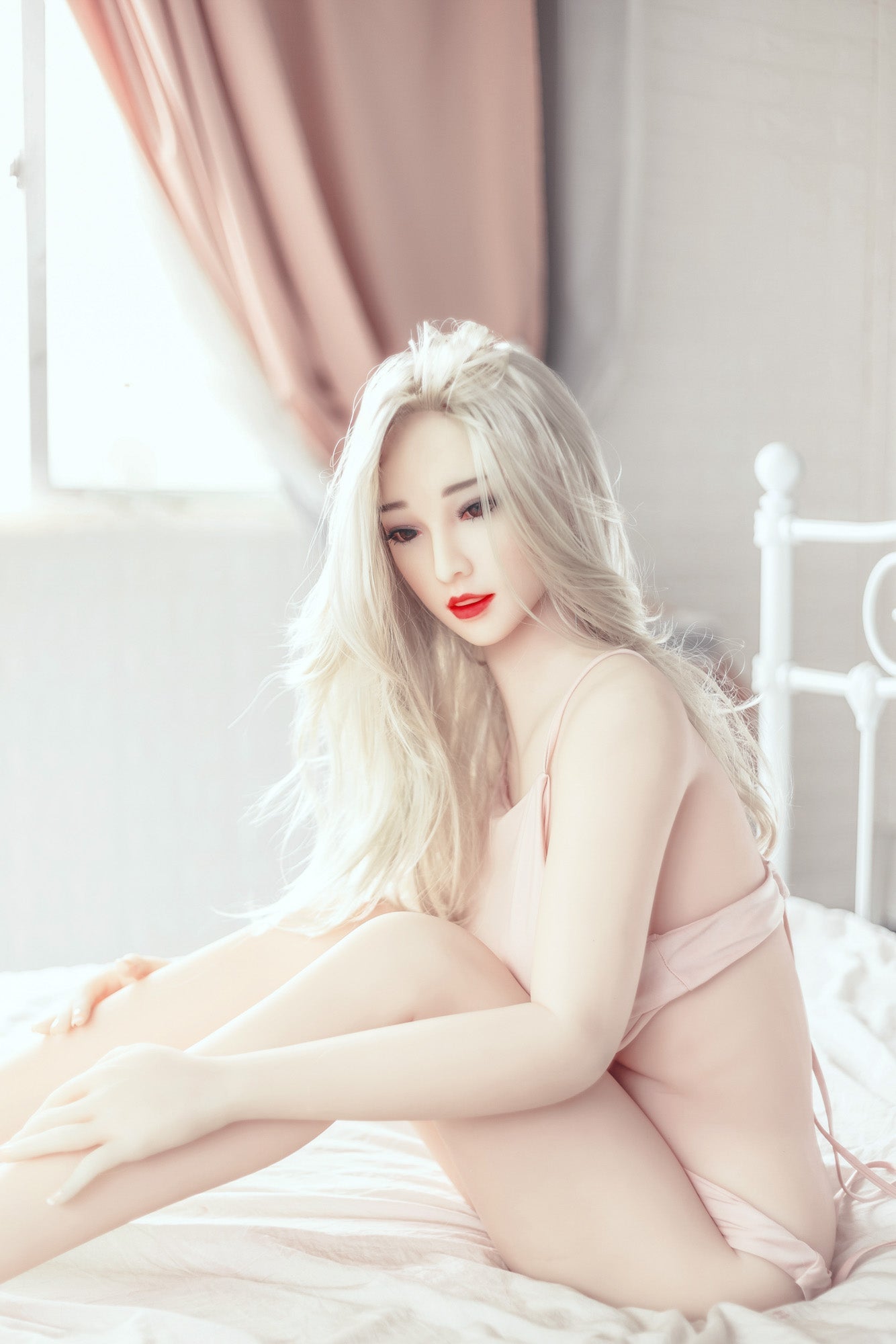 Pearly- 158cm (5ft 2) Realistic Sex Doll With Pretty  White Hair-First Love Doll