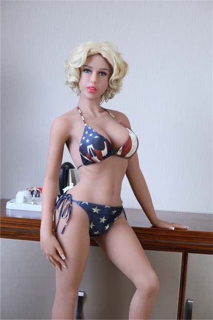 AF | Brielle - 5ft2 (158cm)  Top Quality TPE Sex Doll With Short Golden Hair-First Love Doll