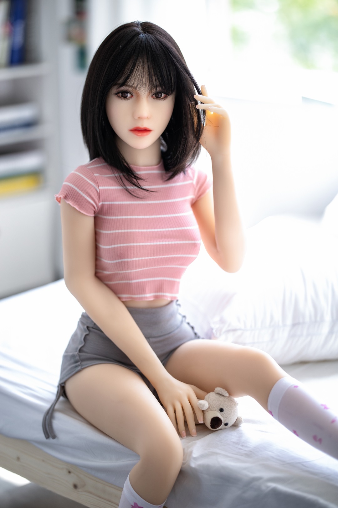 Libert - 4ft 11 / 150cm Asian Style Small Breast Realistic Sex Doll (5 sizes)-First Love Doll