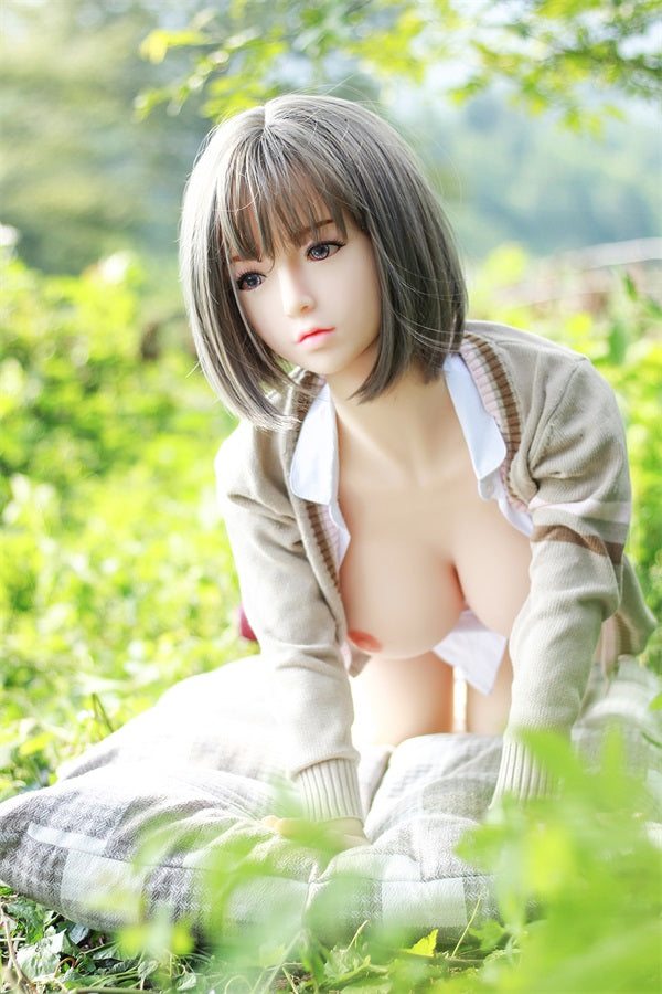 Hashimoto- 4ft7(140cm)  Japanese Style Big Breast TPE Sex Doll With Short Hair-First Love Doll