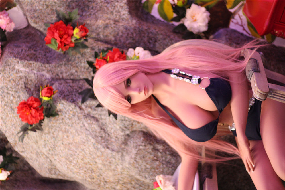 Avah - 5ft 2(158cm) Gorgeous Ultra realistic TPE Sex Doll With Pink Hair-First Love Doll