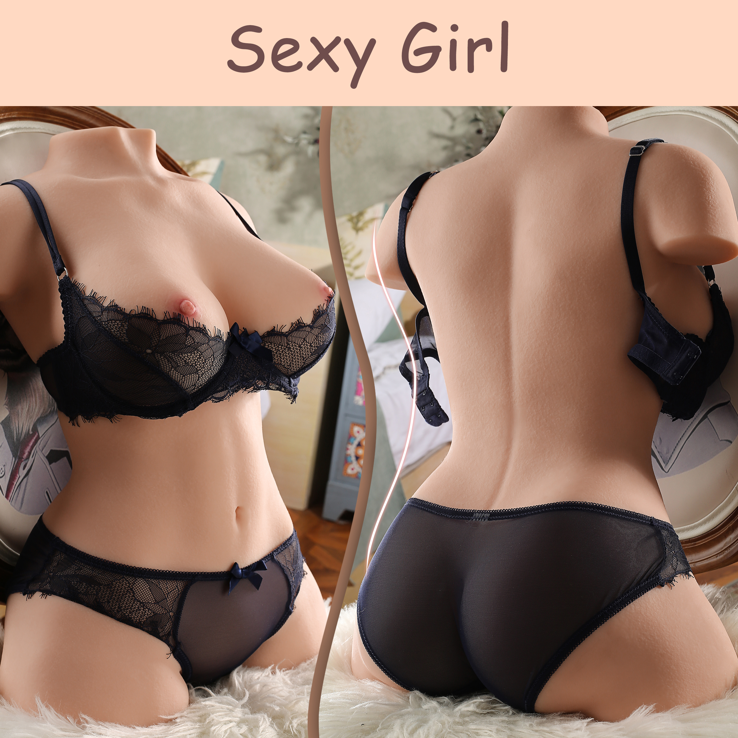 April - 52.9lb Sex Doll Torso (In Stock US)-First Love Doll